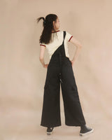 WIDE LEGS OVERALL (negro)