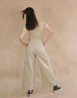 WIDE LEGS OVERALL (beige)