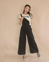 WIDE LEGS OVERALL (negro)