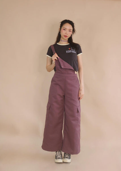 WIDE LEGS OVERALL (morado)